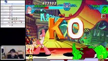 (PSX) Marvel vs Capcom - 29 - Let's get Magnetic Shockwave Megaman - Lv 8