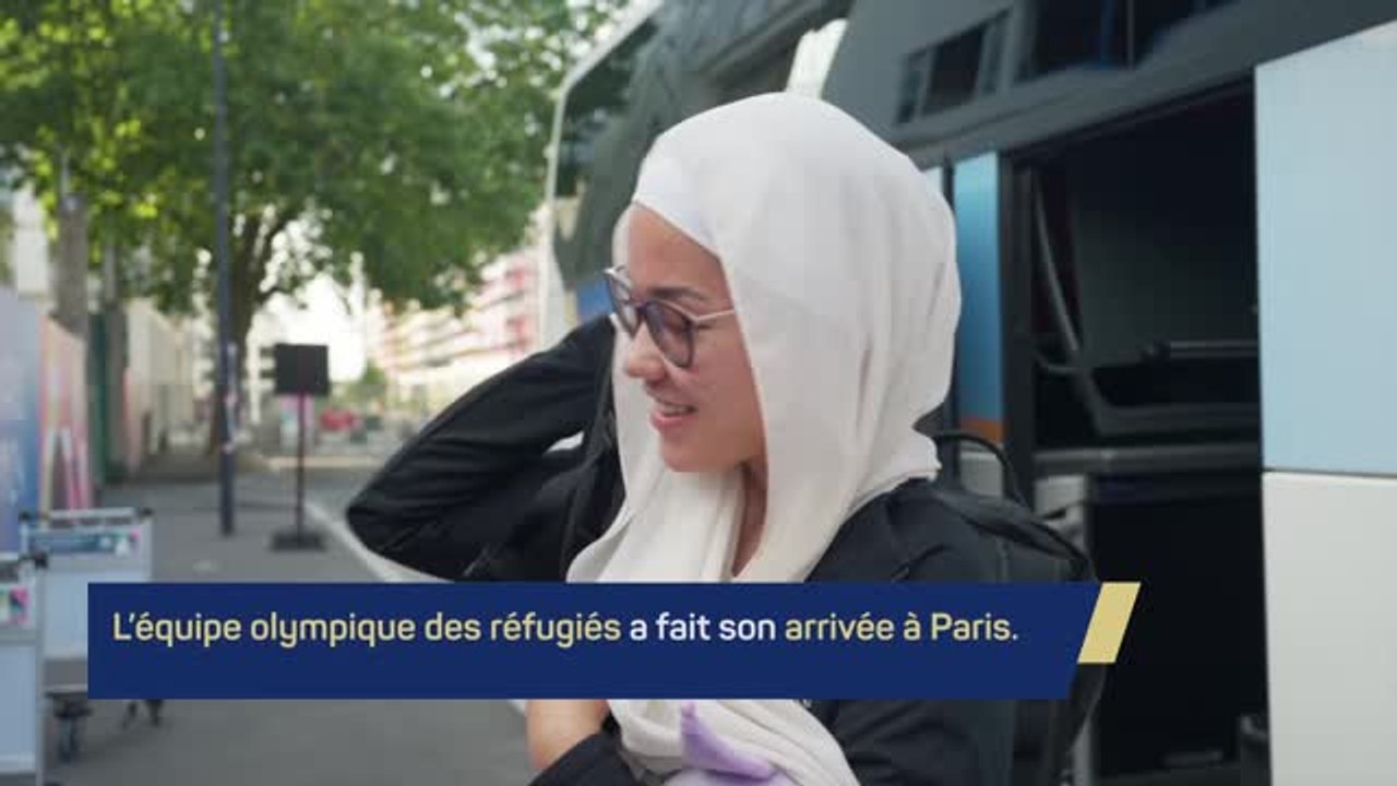 Paris 2024 - L'équipe olympique des réfugiés est arrivée à Paris