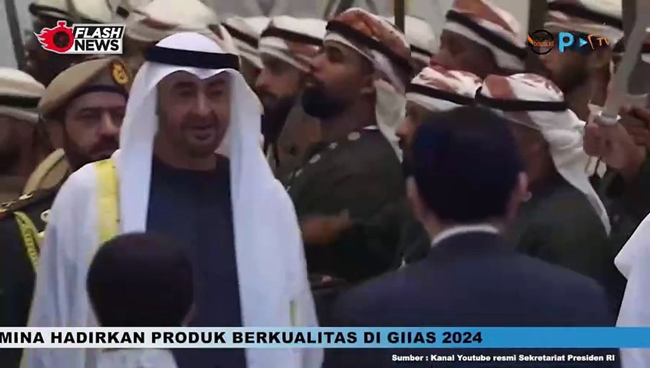 Tiba di Dubai,  Jokowi Disambut Upacara Kenegaraan di Qasr Al Watan