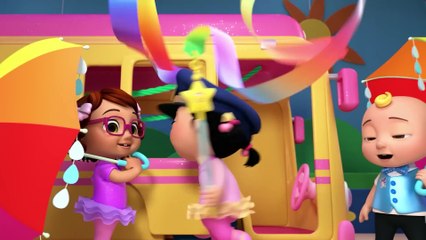 Wheels on the Bus (Cece's Pretend Play Version) - CoComelon Nursery Rhymes & Kids Songs