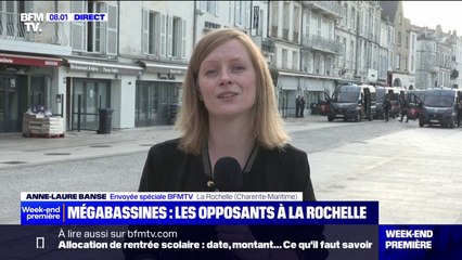Mégabassines: une nouvelle mobilisation se tient actuellement à La Rochelle