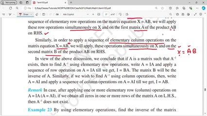 Inverse of Matrix