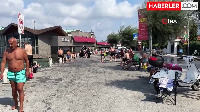 Sarıyer'de denize giren genç boğulma tehlikesi geçirdi