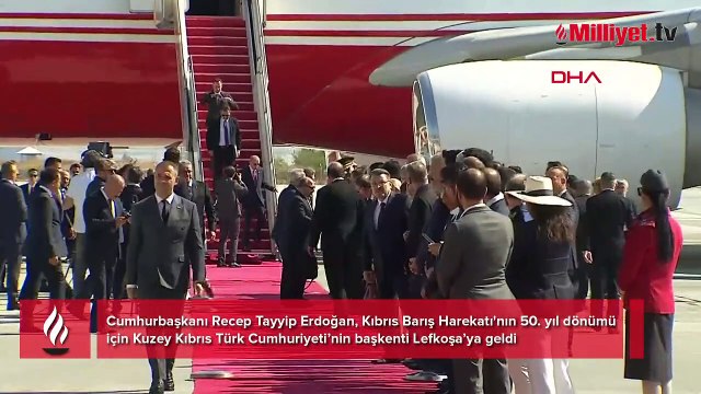 Cumhurbaşkanı Erdoğan, Kuzey Kıbrıs Türk Cumhuriyeti’nde