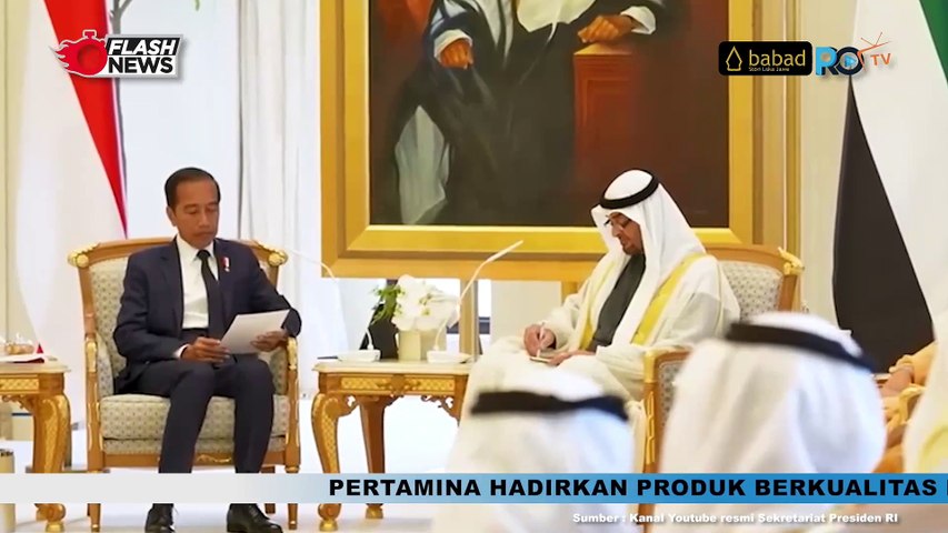 Presiden Jokowi Bertemu dengan Presiden Mohammed Bin Zayed Al Nahyan untuk Bahas 4 Hal Penting Ini