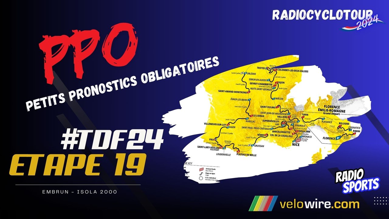 PPO sur le Tour de France, étape 19, Embrun - Isola 2000