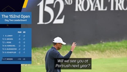 'I will definitely be at Portrush next year' - Woods on missing the cut