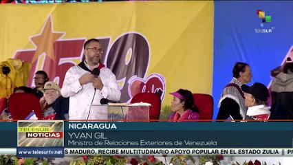 Nicaragüenses celebran el 45 aniversario de la revolución sandinista