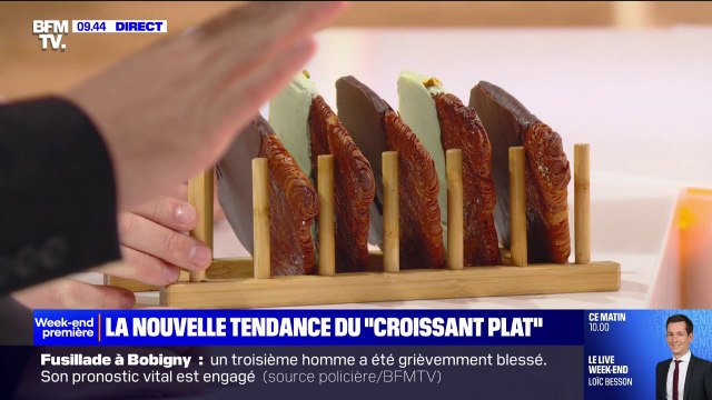 Le plateau de BFMTV a goûté la nouvelle tendance du croissant plat