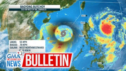 Lumabas na ng PAR ang bagyong Butchoy | GMA Integrated News Bulletin