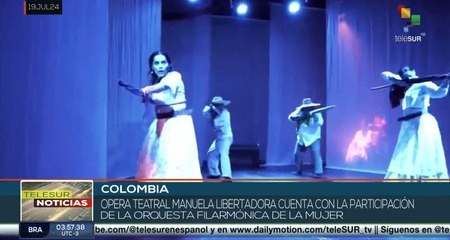 Estreno mundial de la ópera teatral "Manuela Libertadora" en el Centro Nacional de las Artes de Colombia