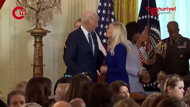 Biden, karısını karıştırdı Karısı Jill, Onu Utançtan Kurtarmak İçin müdahale etti