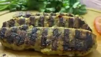 Homemade Grilled chicken seekh kabab  Soft