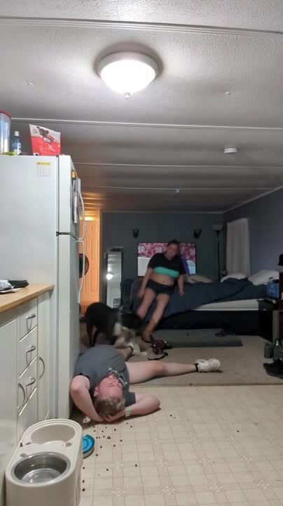 Drunk Man Falls While Attempting Handstand