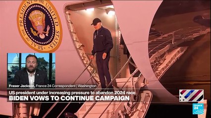 Biden to return campaigning next week despite growing number of Democrats urging him to step aside