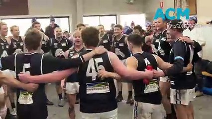 Rupanyup celebrates victory in round 14 of the HDFNL