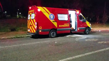 Mulher fica ferida em acidente no Bairro Alto Alegre