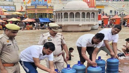 गाजियाबाद पुलिस ने कांवड़ियों के लिए हरिद्वार से मंगवाया गंगाजल, कांवड़ खंडित हुई तो पुलिसवाले करेंगे मदद