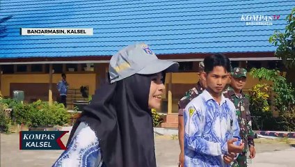 Gelar MPLS, Anggota TNI di Banjarmasin Ajarkan Siswa Disiplin dan Karakter