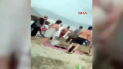 Plajda taciz iddiasıyla çevredekiler tarafından darbedildi