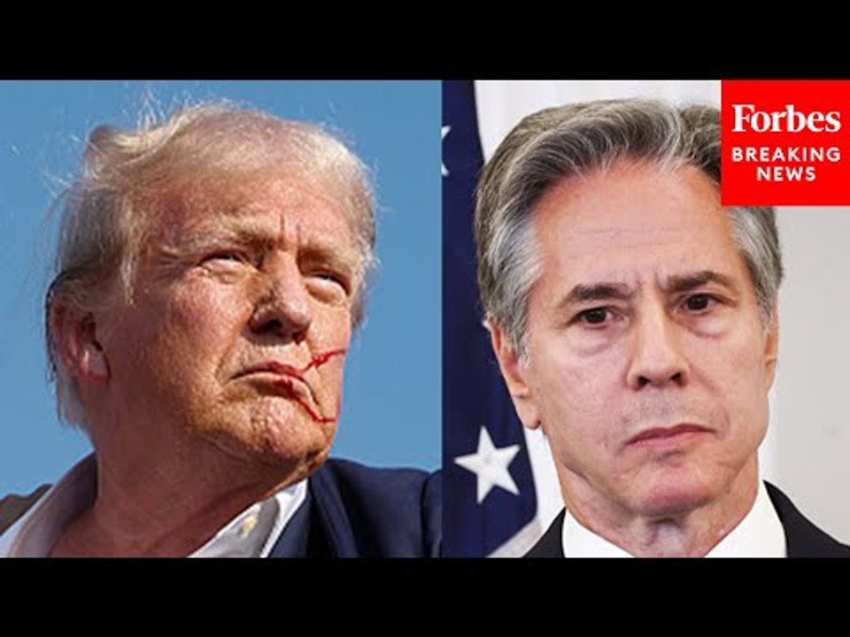 Sec. Blinken Responds To Trump Rally Shooting:...