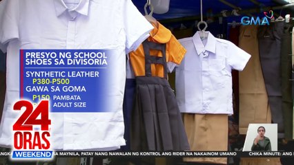 Bentahan ng school supplies sa Divisoria,matumal pa | 24 Oras Weekend
