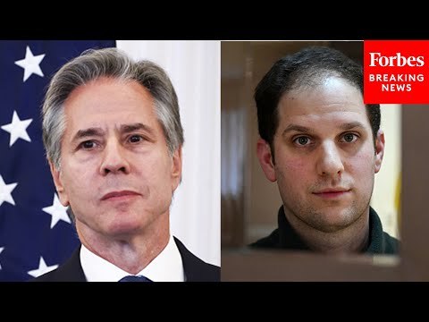 Blinken Participates In Aspen Security Forum Q&A After Evan Gershkovich Receives Sentence In Russia