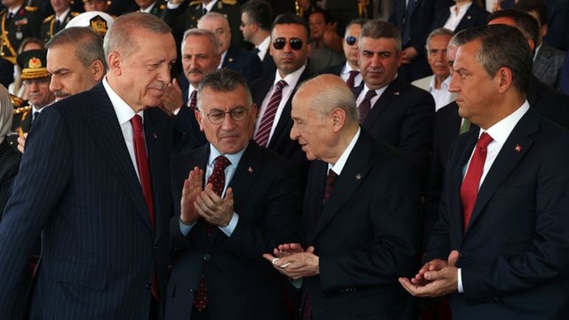Erdoğan, Özel ve Bahçeli yemekte bir araya geldi