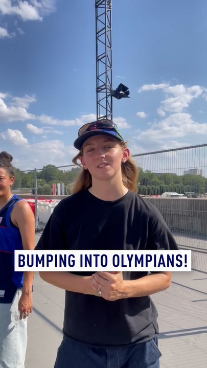 Bumping into Olympians