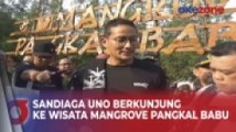 Menparekraf Sandiaga Uno Apresiasi Pengembangan Wisata Mangrove Pangkal Babu di Jambi