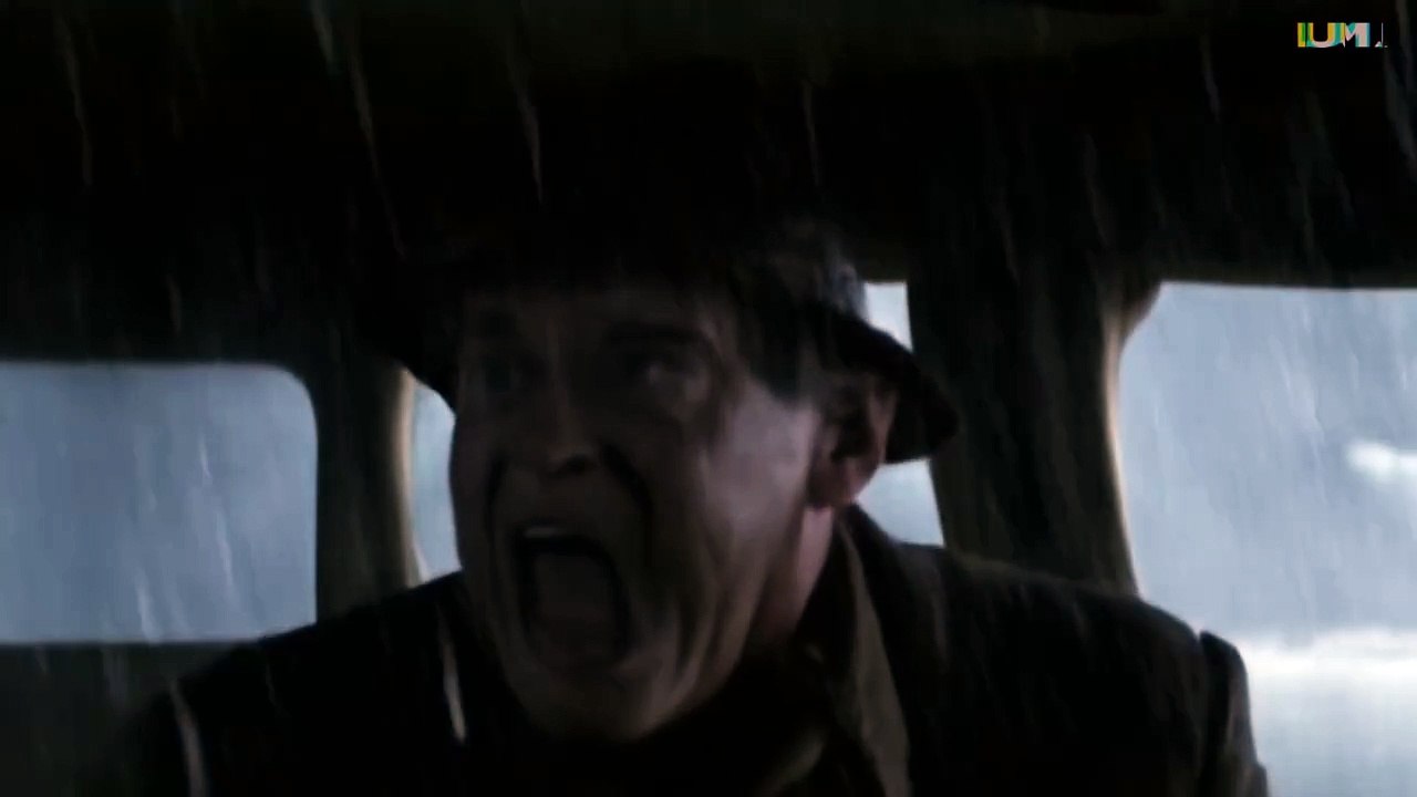 Suddenly through the howling gale