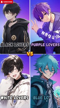 Black Lovers X White lovers X Purple lovers X Blue lovers |Boys new Editions 2024| #viral #short