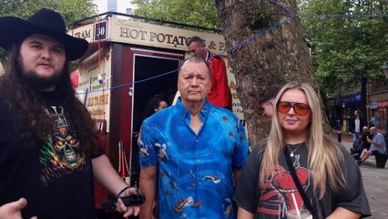 Kalani Ghost Hunter interview at Spud Bros' 70th anniversary celebrations