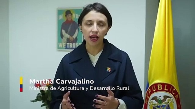 La ministra de Agricultura y Desarrollo Rural, Martha Carvajalino, habla del efecto de la decisión en la compra de tierras