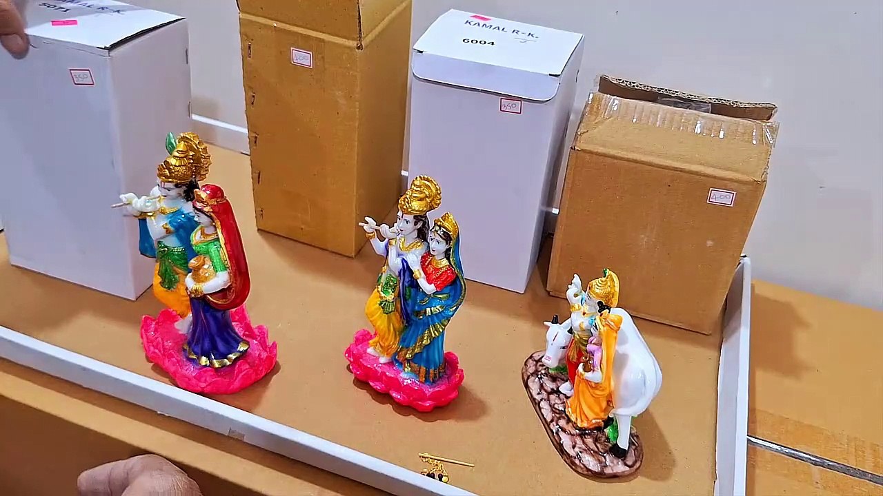 Unboxing and Review of Marble Radha Krishna Sculpture Idol Statue Murti for Puja, Car Dashborad, Meditation, Prayer, Office, Home Decor Gift Item Product-Money, Good Luck, Love