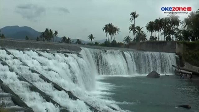 Pesona Air Terjun Niagara Mini di Padang, Rangkaian Air Terjun Membentang Manjakan Mata