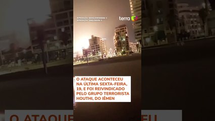 Drone atinge prédio em Tel Aviv, mata um e deixa feridos #shorts