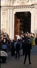 Federico Chiesa e Lucia Bramani, le nozze nel duomo di Grosseto