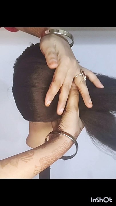 Low Bun juda hairstyles for long hair