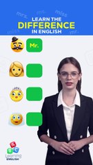 Mr- Ms- Miss Mrs-   Learn the difference #english #vocabulary #shorts @abclearningenglish