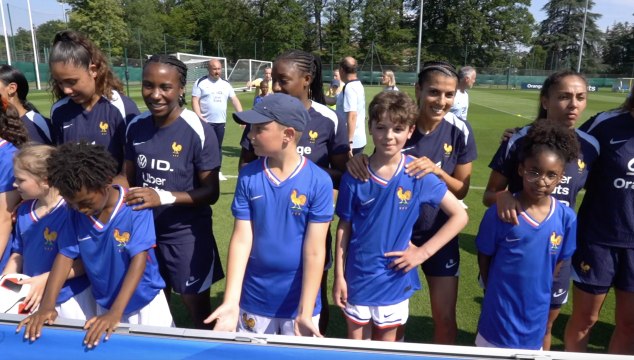 Un entraînement avec les Bleues pour 26 jeunes !