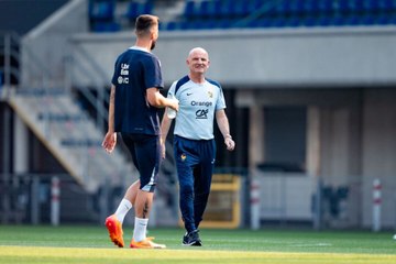 Avec Guy Stéphan sur le terrain