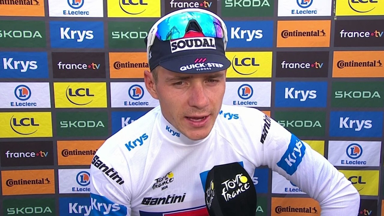 Cycling - Tour de France 2024 - Remco Evenepoel : "We tried to put some pressure on Jonas Vingegaard, but he was stronger"
