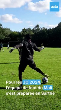 JO 2024 : l'équipe de foot du Mali se prépare à Allonnes (Sarthe)