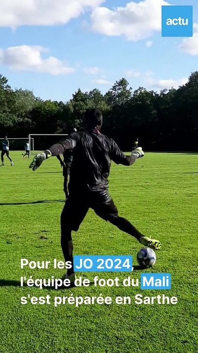 JO 2024 : l'équipe de foot du Mali se prépare à Allonnes (Sarthe)