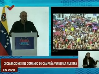 Comando de Campaña 'Venezuela Nuestra' anuncia cierres multitudinarios en los 23 estados del país