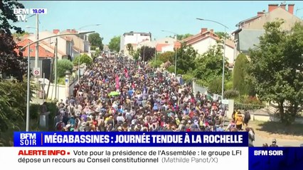 Manifestation anti-mégabassines: retour sur une journée tendue à La Rochelle