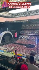 Karol G comienza a llenar el Bernabéu