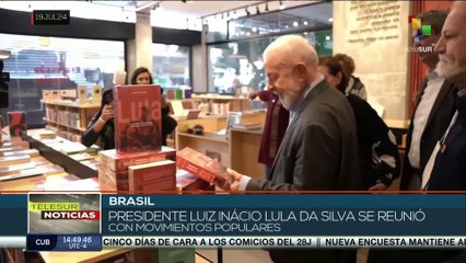 Movimientos populares brasileños se reunieron con el pdte. Lula Da Silva