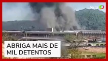 Presídio de São Paulo sofre rebelião; presos atearam fogo em colchões
